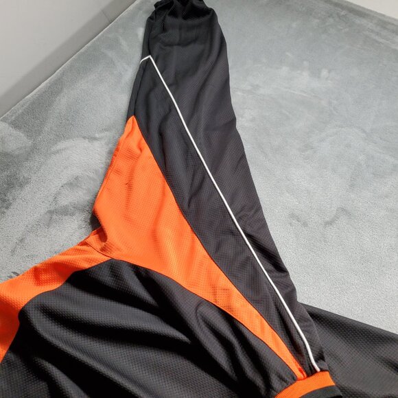 Mizuno Baseball Wind Lite Performance Pullover Shirt Black Orange Men Sz 2XL - Picture 5 of 11